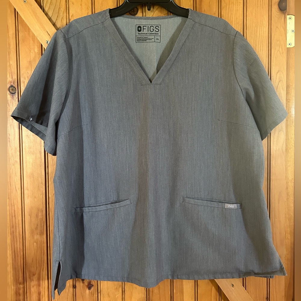 FIGS Casma Scrub Top - Graphite